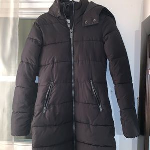 Long black jacket ( parka )